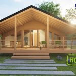 Одноповерховий будинок з сіп панелей. Проект КОНВАЛІЯ
