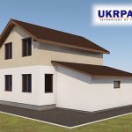 Каркасний будинок з сіп панелей. Проект SIP ДІМ #83 UKRPANEL