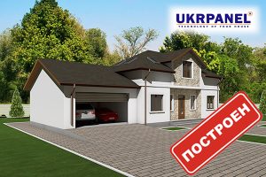 Двоповерховий будинок з сіп панелей. Проект SIP ДІМ #91 UKRPANEL