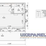Одноповерховий будинок з сіп панелей. Проект "Green" UKRPANEL