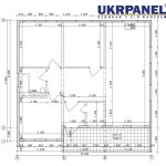 Одноповерховий будинок з сіп панелей. Проект Казка