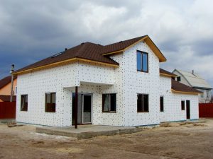 ᐉ Будинок з сіп панелей. Осокорки. Проект СІП БУДИНОК # 91 UKRPANEL