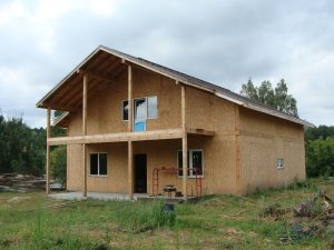 ᐉ Двоповерховий будинок з сіп панелей. Проект Авіатор