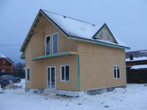 ᐉ Будівництво двоповерхового будинку з сіп панелей Проект "Альфа"