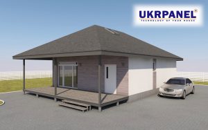 ᐉ Будинки з сіп панелей. Херсон. Проект СІП ДІМ #79 UKRPANEL
