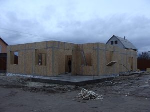 ᐉ Будинок з сіп панелей. Осокорки. Проект СІП БУДИНОК # 91 UKRPANEL