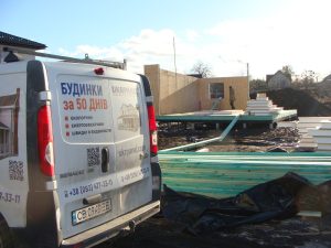 ᐉ Будівництво дачного будинку з сіп панелей в Києві. Проект "Дача 58"