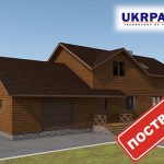 Двоповерховий будинок з сіп панелей. Проект SIP ДІМ #85 UKRPANEL