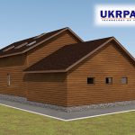 Двоповерховий будинок з сіп панелей. Проект SIP ДІМ #85 UKRPANEL
