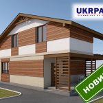 Двоповерховий будинок з сіп панелей. Проект SIP ДІМ #92 UKRPANEL