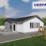 Одноповерховий будинок з сіп панелей. Проект SIP ДІМ #42 UKRPANEL
