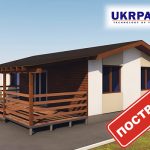 Одноповерховий будинок з сіп панелей. Проект SIP ДІМ #77 UKRPANEL
