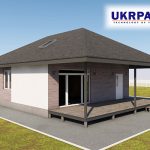 Канадський будинок з сіп панелей. Проект SIP ДІМ #79 UKRPANEL