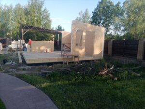 ᐉ Будівництво невеликого гостьового будинку з сіп панелей в Плютах