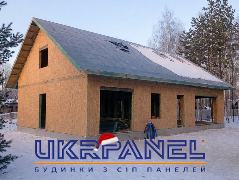 Монтаж будинку з сіп панелей у Вінниці Монтаж будинку з сіп панелей у Вінниці