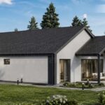 Одноповерховий будинок з сіп панелей. Проект Женева